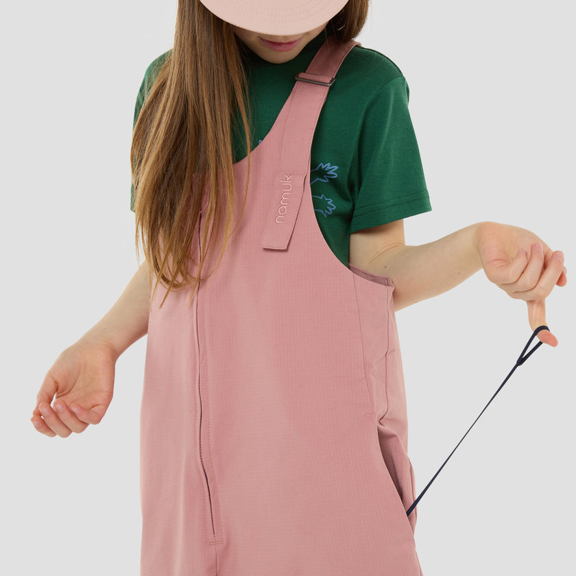 Eri leichte Ripstop Latzhose kurz (6)