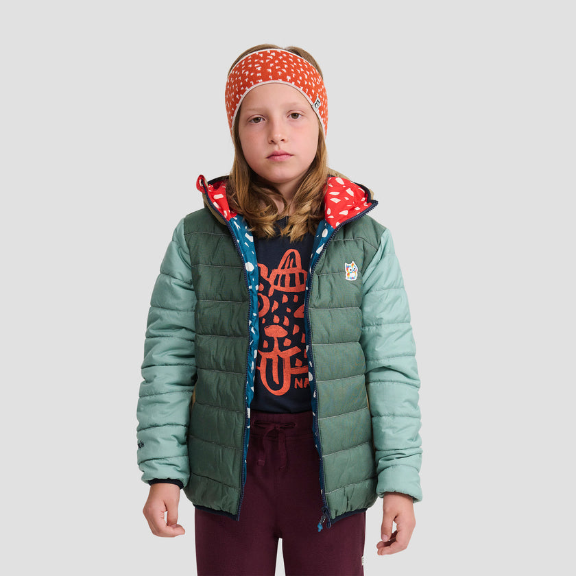 Glow wendbare PrimaLoft Jacke - upcycled (1)