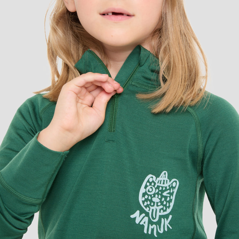 Honu Merino Half-Zip Longsleeve