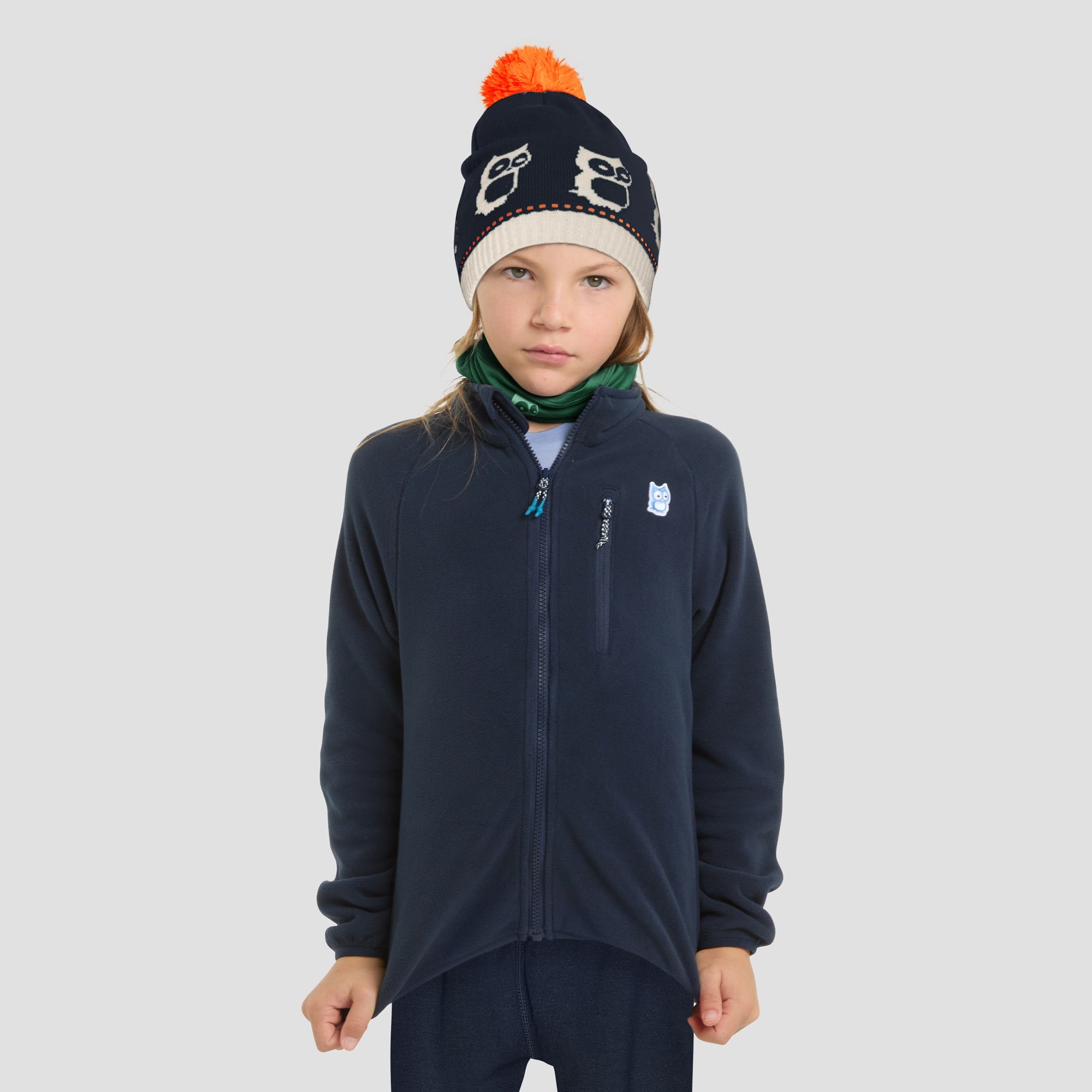 Kinder Fleecejacke blau PrimaLoft® Bio™ Fleece namuk CH