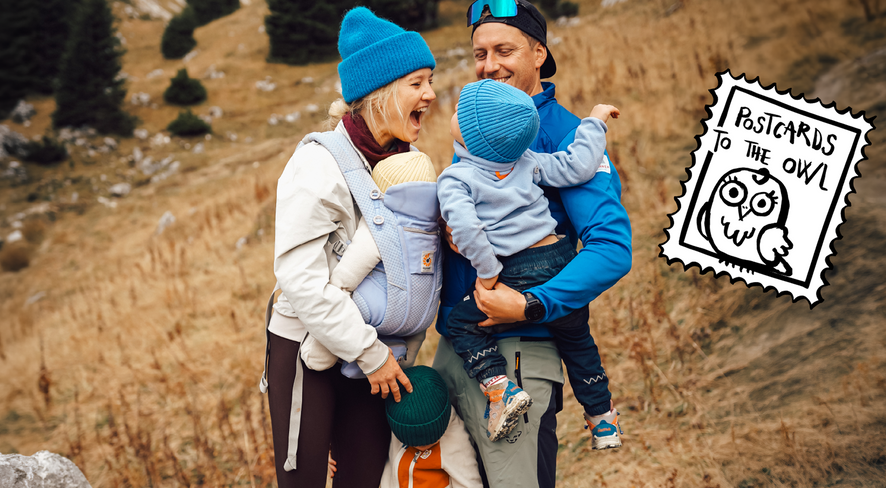 Caro und ihre Familie in der Natur