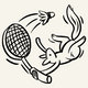 Badminton spielen