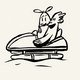 Riding a Pedal Boat