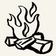 Ein Feuer machen