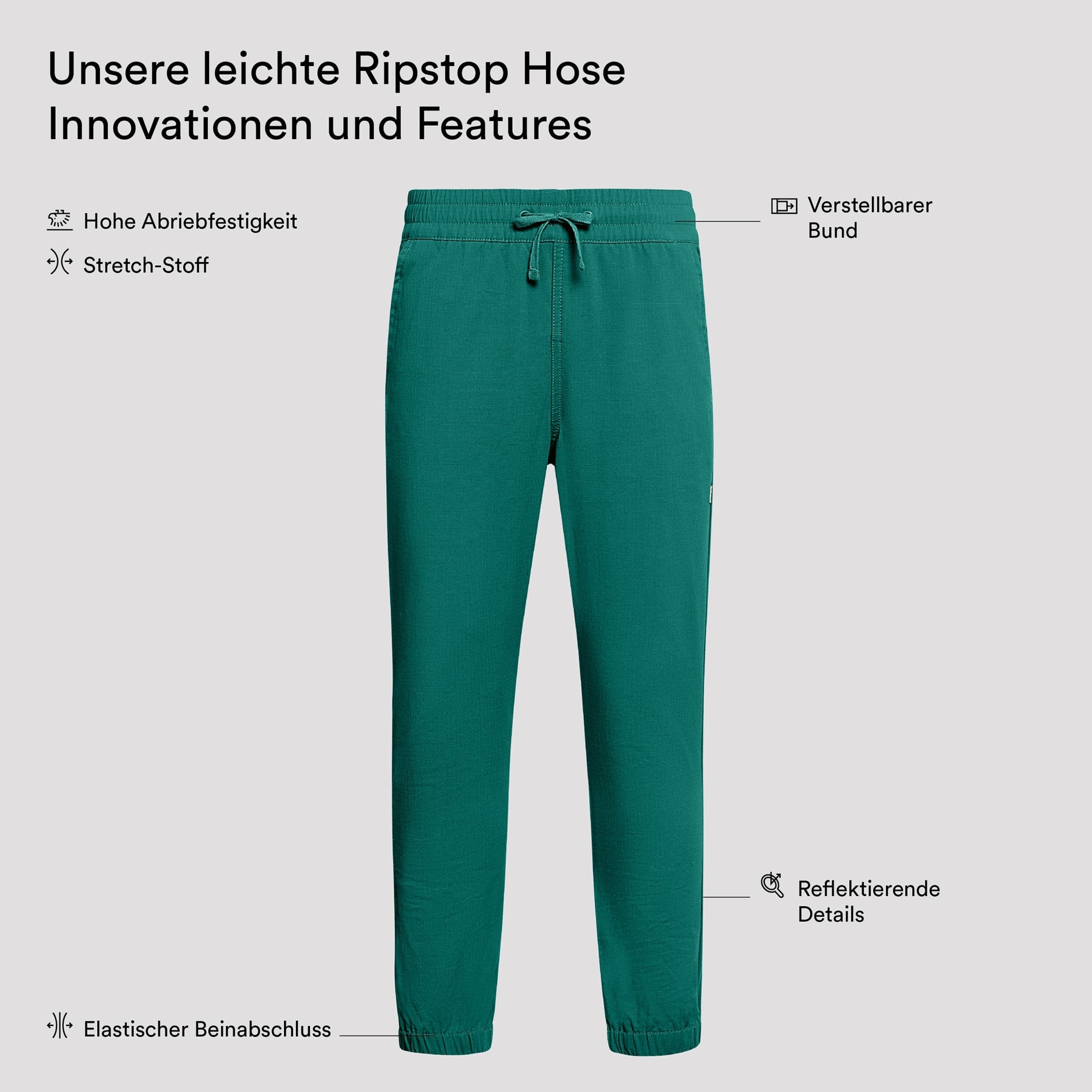 Dash leichte Ripstop Hose (4)