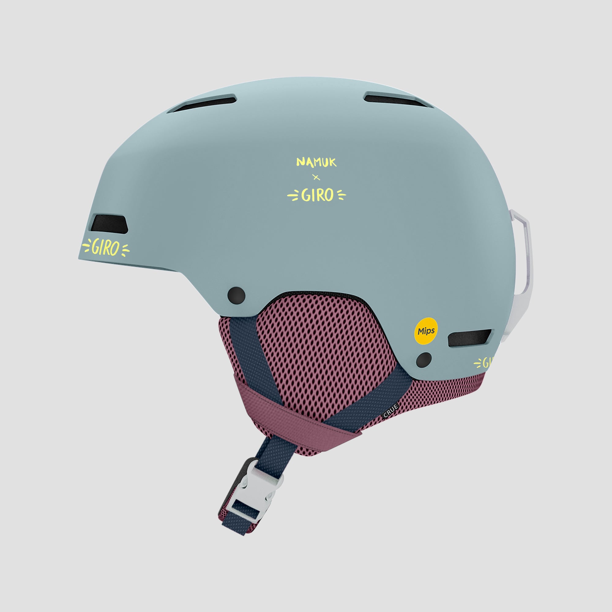 skihelm als fahrradhelm nutzen Giro Crüe MIPS FS Skihelm für Kinder hellblau