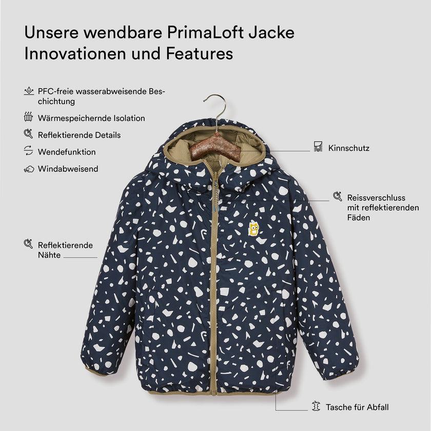 Glow wendbare PrimaLoft Jacke 