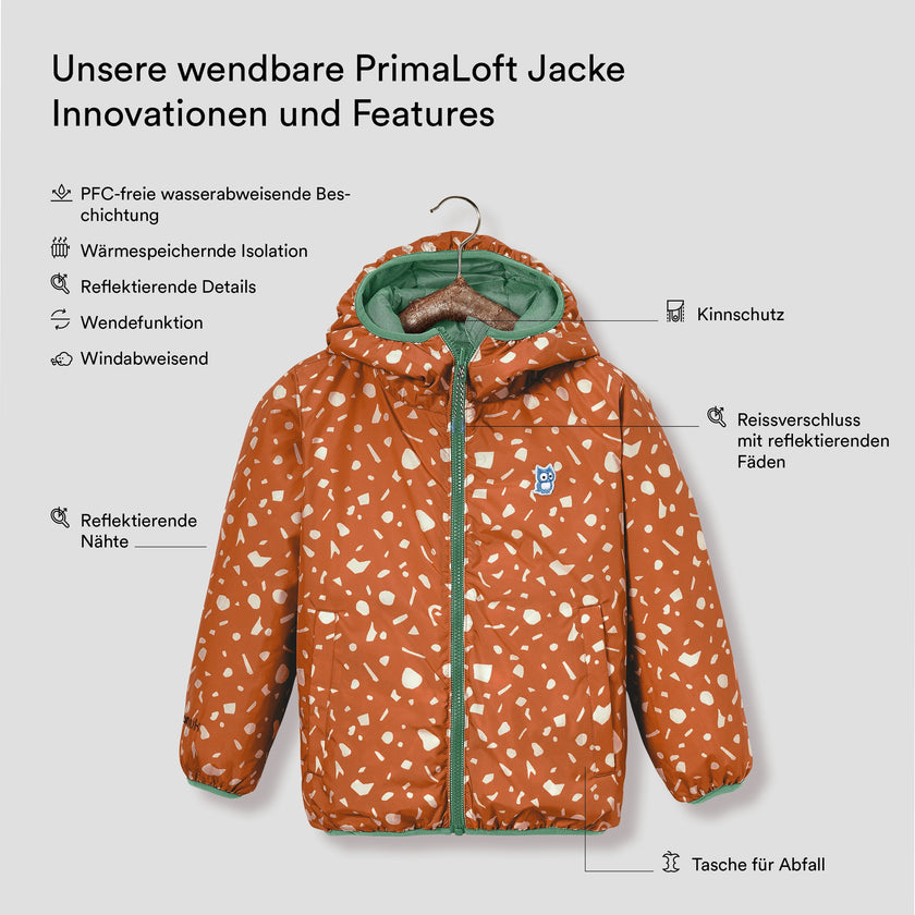 Glow wendbare PrimaLoft Jacke 
