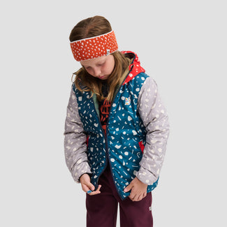 Glow wendbare PrimaLoft Jacke - upcycled
