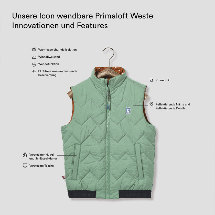 Icon wendbare PrimaLoft Weste 