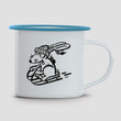 Kopi Emaille Tasse 