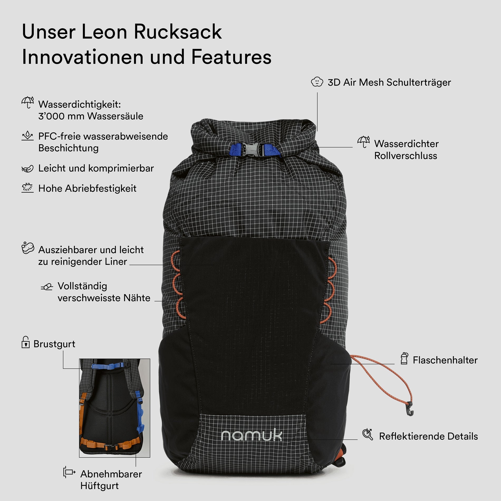 Leon Rucksack 20L (4)