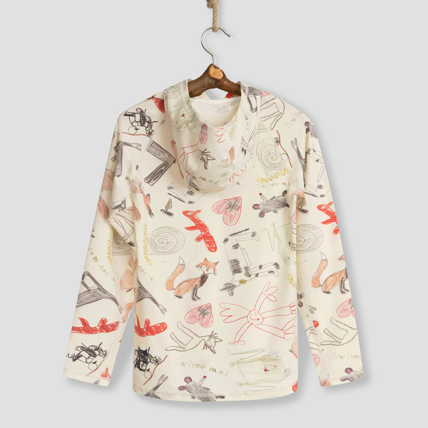 Lika Tech Longsleeve mit Kapuze 