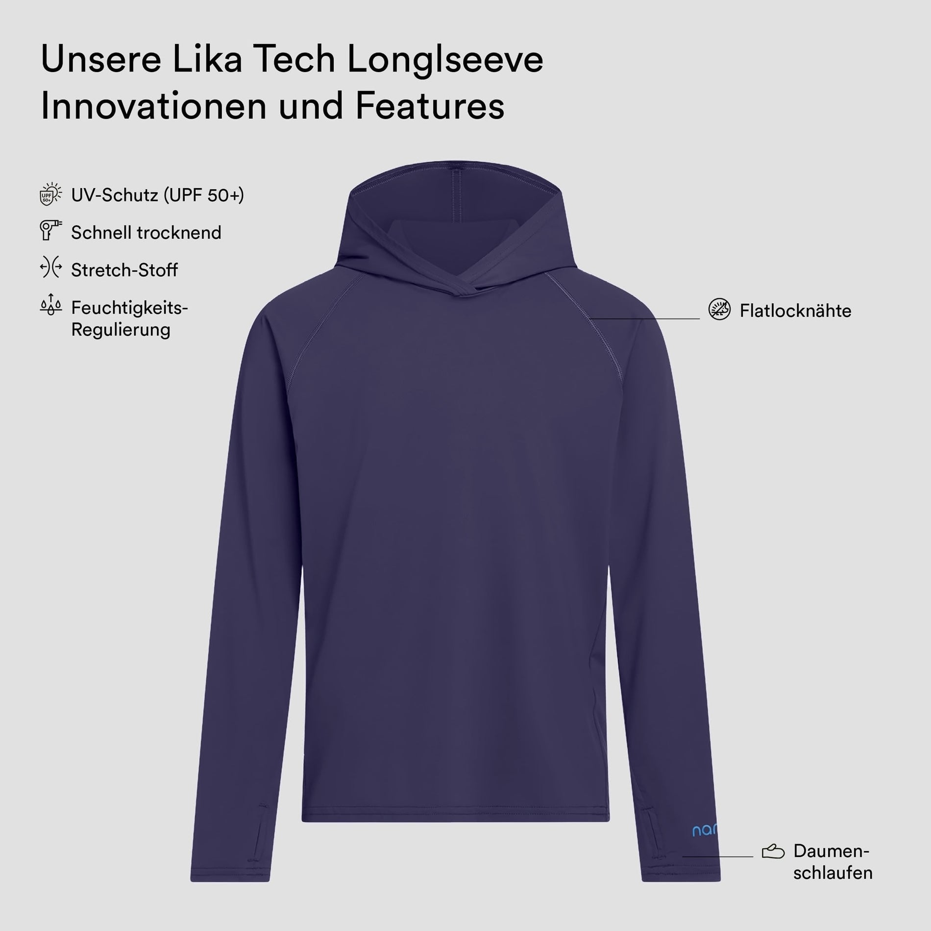 Lika Tech Longsleeve mit Kapuze (4)