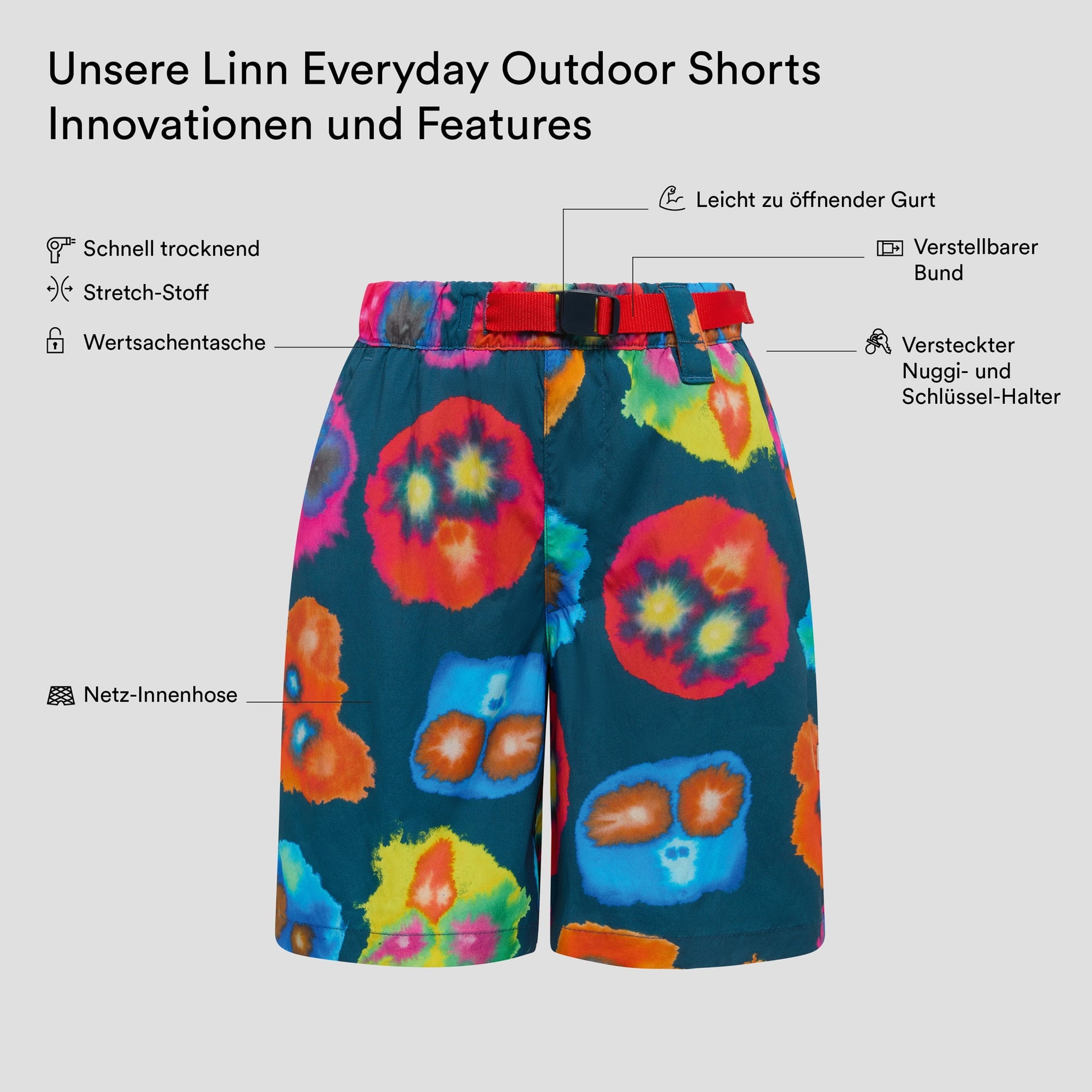 Linn Everyday Outdoor Shorts "Pets" (4)