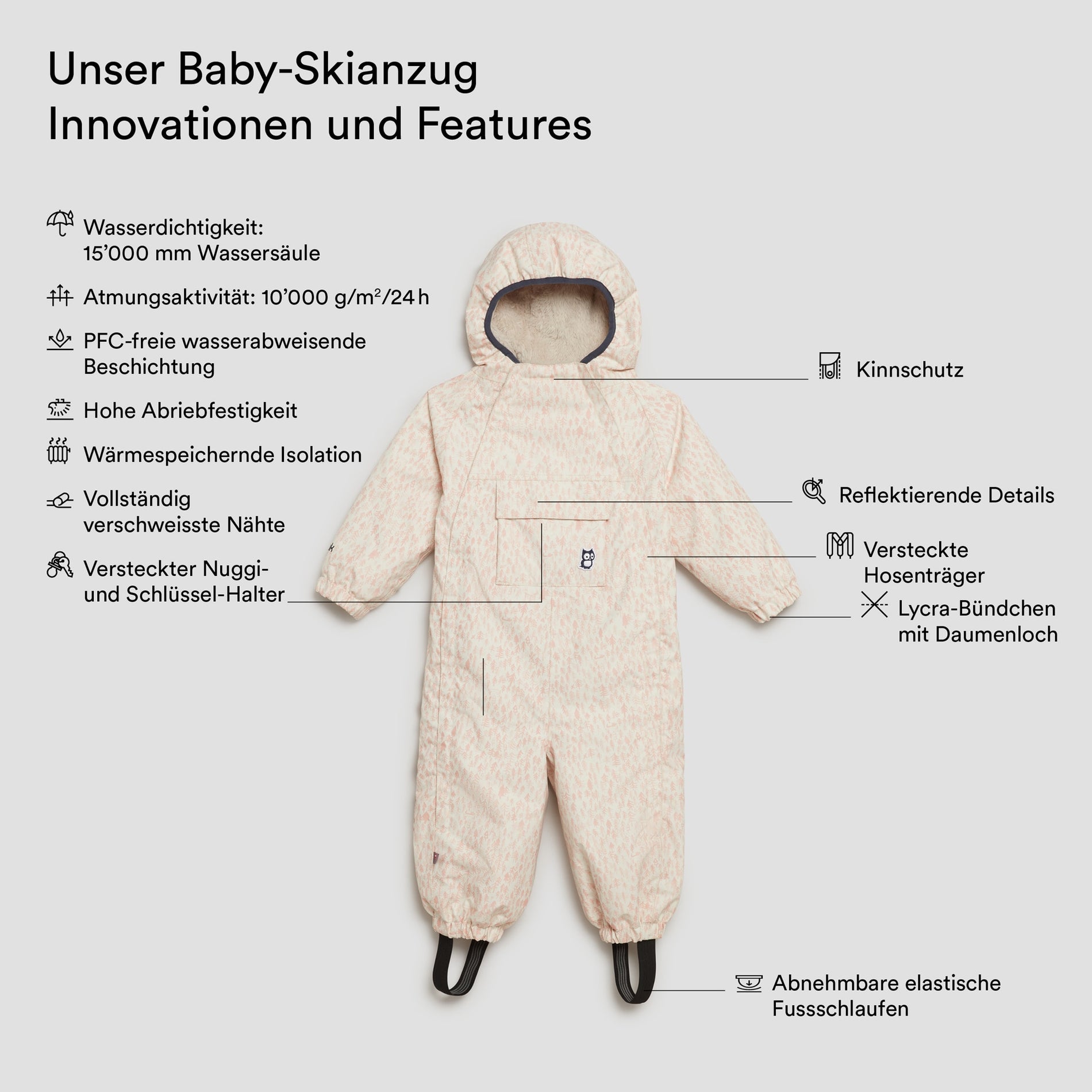 Zack Baby-Skianzug "Forest" (4)